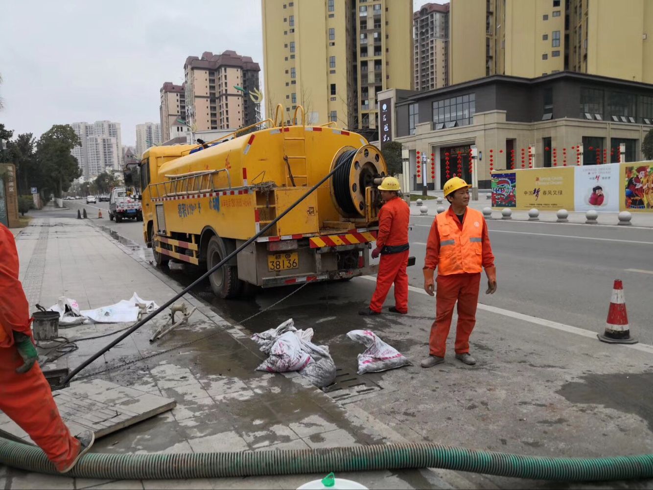 赵县排污管道清淤-管道清洗